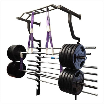 Wall Mounted Multi Grip Chin Up Bar - 7081 (Rating Certified)