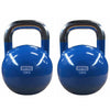 Pair of 12kg Competition Kettlebells - Blue (PACKAGE PRICE)