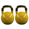 Pair of 16kg Competition Kettlebells - Yellow (PACKAGE PRICE)