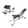 Adjustable Super ASFID Bench with Preacher Curl and Leg Developer - ASFIDLC