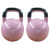 Pair of 8kg Competition Kettlebells - Pink (PACKAGE PRICE)