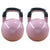 Pair of 8kg Competition Kettlebells - Pink (PACKAGE PRICE)