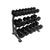 10kg - 40kg Muscle Motion Rubber Fixed Dumbbells Package  10 Pairs Including Rack (Package price)