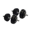 40kg Rubber Adjustable Standard Dumbbell Set (Package Price)