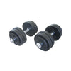 50kg Rubber Adjustable Standard Dumbbell Set (Package Price)