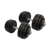 60kg Rubber Adjustable Standard Dumbbell Set (Package Price)