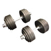 87kg Cast Iron Adjustable Spin Lock Olympic Dumbbell Set (Package Price)