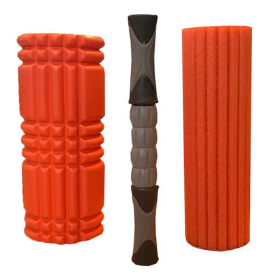 3 in 1 Deluxe Foam Roller Set