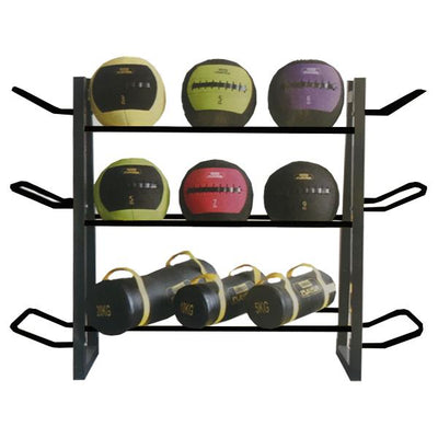 3 Tier Medicine Ball / Slam Ball / Wall Ball / Power Bag Storage Rack