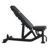 Black Adjustable Flat to Incline Bench (Rating Certified)