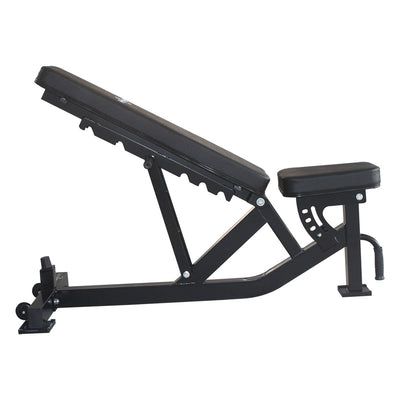 Black Adjustable Flat to Incline Bench (Rating Certified)