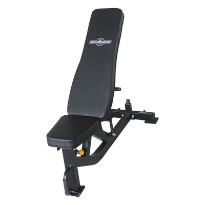 Black Adjustable Flat to Incline Bench (Rating Certified)