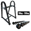 10kg-55kg Prostyle Fixed Barbell + Rack (Package Price)