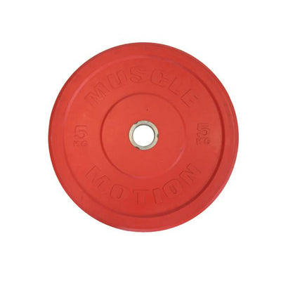 10 x 5kg Muscle Motion Bumper Plates (Package Price)