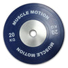 Pair of 20kg Elite Bumper Plates - Blue (SALE ITEM)