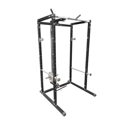 Package Deal 5 - PR1004 Power Rack with High Low Pulley  FD3 Flat Bench and 100kg Barbell Dumbbell Set (Package price)