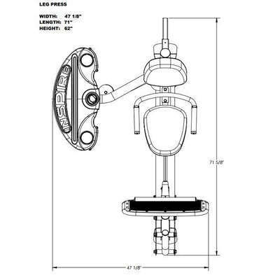 Inspire Leg Press/Calf - Dual Stack