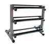 3 tier dumbbell rack (113cm wide)