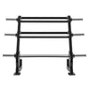 All in One 3 tier rack for dumbbell kettlebbell weight bar