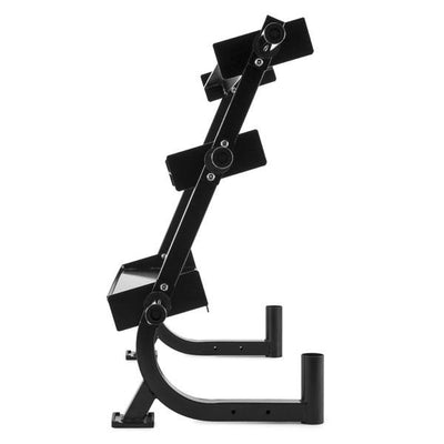 All in One 3 tier rack for dumbbell kettlebbell weight bar