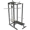 Package Deal 5 - PR1004 Power Rack with High Low Pulley  FD3 Flat Bench and 100kg Barbell Dumbbell Set (Package price)