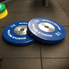 Pair of 20kg Elite Bumper Plates - Blue (SALE ITEM)