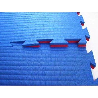 40 x Interlock Tatami Martial Arts Dual Colour EVA 3cm Flooring - Red/Black or Red/Blue (Package price)