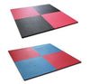 40 x Interlock Tatami Martial Arts Dual Colour EVA 3cm Flooring - Red/Black or Red/Blue (Package price)