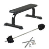 Package Deal 14 - Flat bench and 47kg Barbell/Dumbbell Set (Package price)