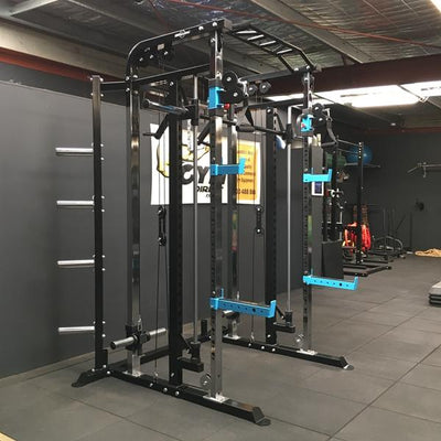 3 in 1 functional trainer - smith - rack with weights  barbell & bench combo (package price)