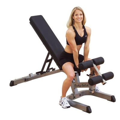 Body Solid Package Deal 1 - Safety Squat Rack  Adjustable Bench  Olympic Bar and 105kg Olympic Weights (Package price)