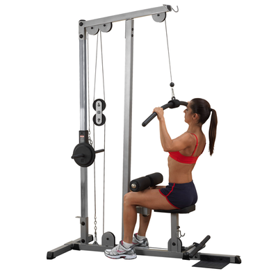 Body Solid GLM83 Pro Lat Pulldown Low row Machine (plate loaded)