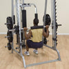 Body Solid Package Deal 3 - Smith Machine  FID Bench  Lat Pulldown  Olympic Bar and 105kg Olympic Weights (Package price)