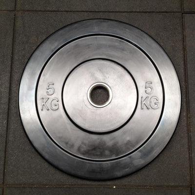 70kg Budget Black Bumper Plate Set (Package Price)