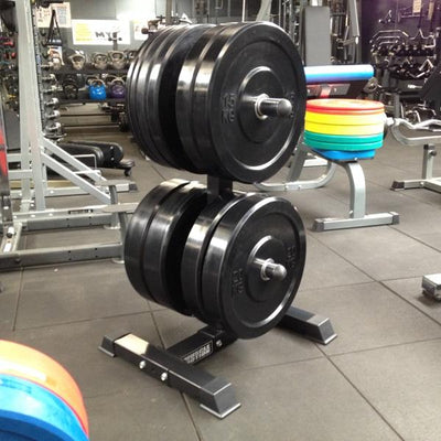 100kg Budget Black Bumper Plate Set (Package Price)