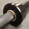 20kg Black Zinc Needle Bearing Olympic Barbell (2000lbs Rating)