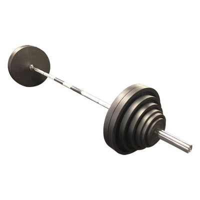 127.5kg Cast Iron Olympic Adjustable Barbell Set (Package Price)