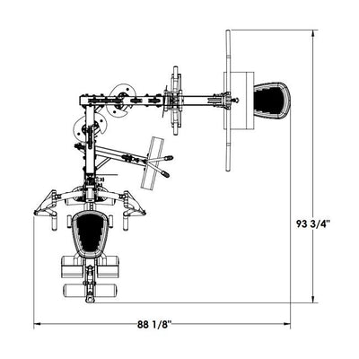 INSPIRE M5 MultiGym Dual Stack