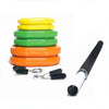 20kg Standard Rubber Coloured Barbell Pump Set plus Aerobic Step Package (Package Price)