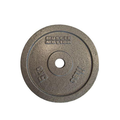 Muscle Motion Cast Iron Standard Size Weight Plates $2.75 per kg (1.25kg, 2.5kg, 5kg, 10kg, 15kg, 20kg)