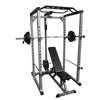 Package Deal 2 - Power Rack with High Low Pulley  FIBEV Flat Incline Bench  Olympic Bar and 145kg Olympic Weights (Package price)