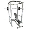 Package Deal 3 - Power Rack  FIBEV Flat Incline Bench  Olympic Bar and 80kg Olympic Weights (Package price)