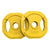 Pair of 1.25kg Rubber Coated Standard Weight Plates - Yellow