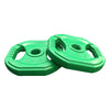 Pair of 2.5kg Rubber Coated Standard Weight Plates - Green