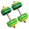 30kg Rubber Coloured Adjustable Standard Dumbbell Set (Package Price)