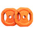 Pair of 5kg Rubber Coated Standard Weight Plates - Orange