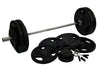 180kg Rubber Olympic Barbell Set