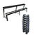 10kg - 40kg (10 pair) Rubber Hex Dumbbell Set with 2 tier rack (Package Price)