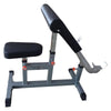 Adjustable Silver Preacher Curl Bench