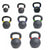 MUSCLE MOTION POWDER COAT KETTLEBELL (4, 8, 12, 16, 20, 24, 28, 32, 36, 40KG)